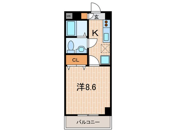 サンシャ３の物件間取画像